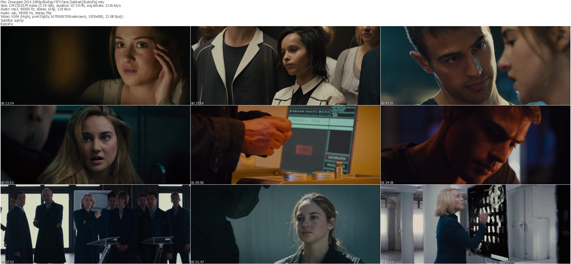 دانلود کالکشن کامل Divergent دوبله فارسی